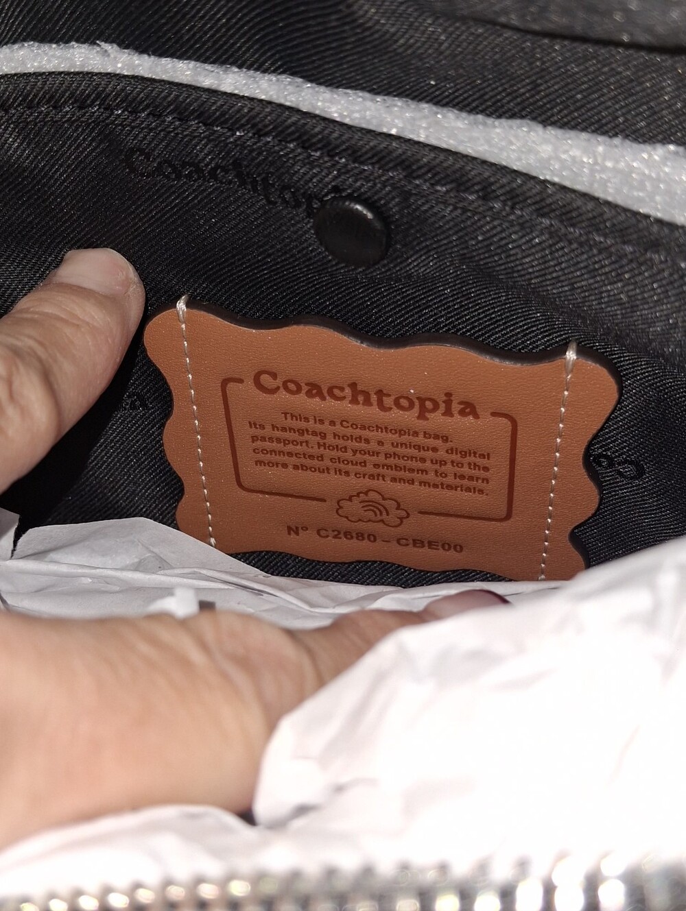 Large Black Coachtopia Alter Ego Bag - Picture 4 of 6